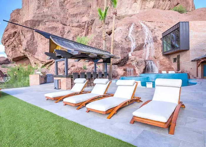 Luxury Camelback Mountain With Pool, Waterfall, Golf, Views